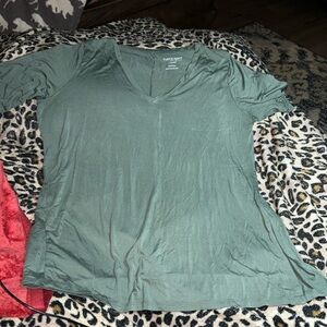 Torrid Green Jersey Short Sleeve Super Soft Tee size 2x